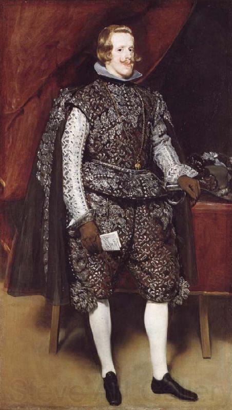 Diego Velazquez Philip IV of Spain in Brown and Silver France oil painting art